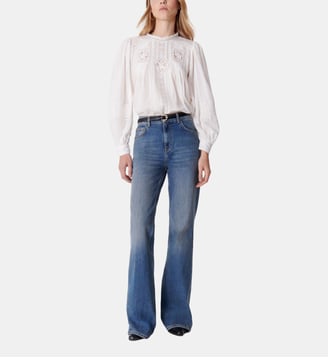 Pantalon flare Ethan - Vanessa Bruno - Bleu gris
