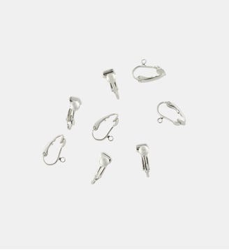 Fermoirs à boucles d'oreilles x8 argentés - Balaboosté - Argenté