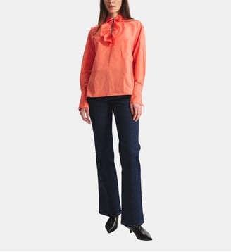 Chemise Ortiz fluide - Ines de la Fressange Paris - Rouge