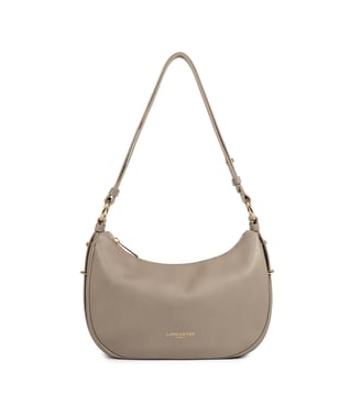 Sac besace Donna Aria en cuir - Lancaster - Mastic