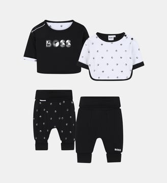 Ensemble sweat-shirt et pantalon - BOSS Kidswear - Black