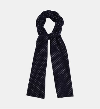 écharpe Arwen en laine - Agnès b. - Bleu amirakl