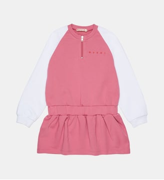 Robe en molleton avec logo Marni