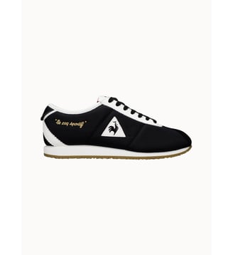 Sneakers retro-running en textile et suede Wendon - Le Coq Sportif - Noir