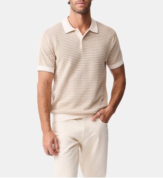Polo en maille Oyster Island - Rodd & Gunn - Jaune foncé
