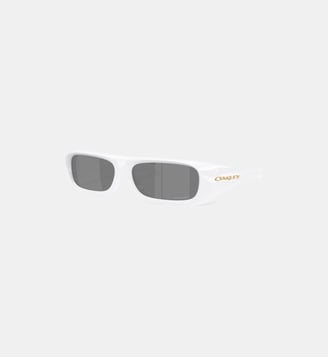 Lunettes de soleil Rectangulaire OO9520 Permian - Oakley - Blanc