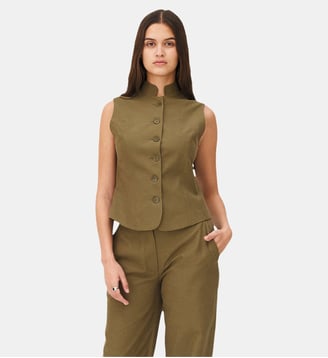 Gilet sans manches Agar - Noyoco - Kaki
