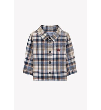 Chemise - Bordeaux coton carreaux boutons Tartine Et Chocolat