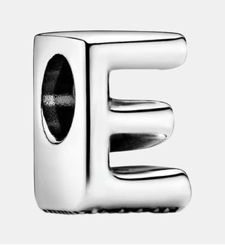 Charm Alphabet Lettre E - Pandora - Argenté