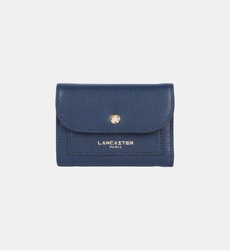 Portefeuille Sierra PM en cuir - Lancaster - Bleu foncé