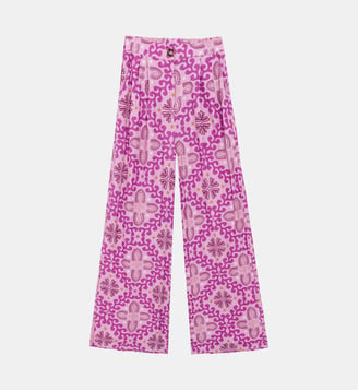 Pantalon large imprimé ethnique POZO La Petite Etoile