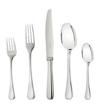 Ensemble individuel (5 pièces) en métal argenté - AMERICA - Christofle - Argent