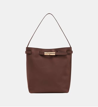 Sac porté épaule L - Le Smart - Longchamp - Moka