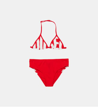 Bikini avec logo imprimé - Diesel Kids - Rouge