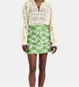 Jupe Short Tropicana White - La DoubleJ - Blanc