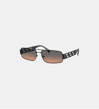 Lunettes de soleil Rectangulaire VE2257 - Versace - Noir
