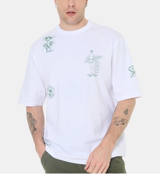T-Shirt graphique DANCING - Chevignon - Blanc