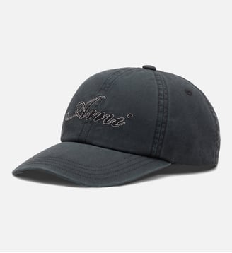 Casquette unisexe en coton broderie Ami Paris - AMI Paris - Noir lavé
