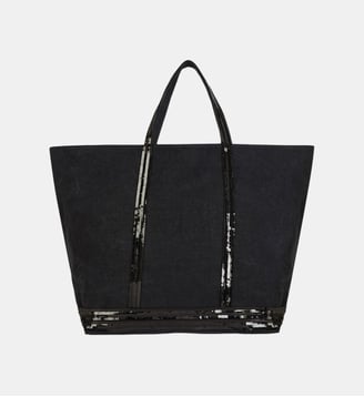 Cabas XL En Lin - Vanessa Bruno - Noir
