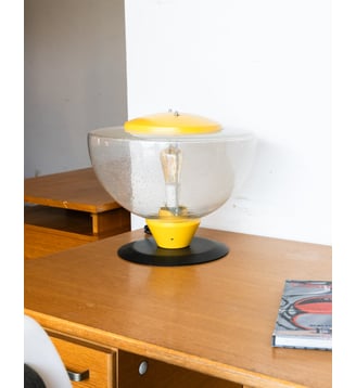 Lampe à poser Julia N°25- Produit chiné - Debongout - Jaune