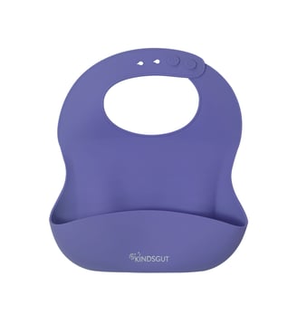 Bavoir bébé en silicone - Kindsgut - Lilas