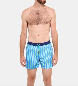 Short de bain Trawangan Rivedoux - Gili's - Bleu nuit