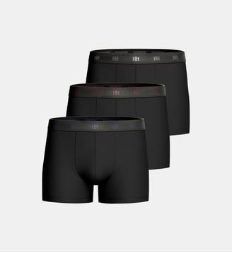 Pack 3 Boxers Cotton Stretch - Impetus - Noir