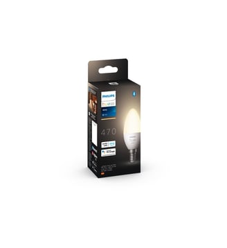 Ampoule LED connectée E14 White Flamme - Philips Hue - Blanc