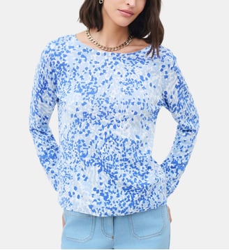 Pull mlukas2 - Coton - Caroll - Bleu