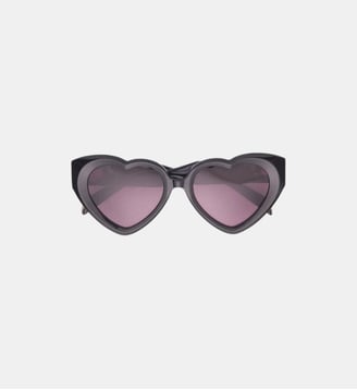 Lunettes de soleil cœur - Maje - Noir