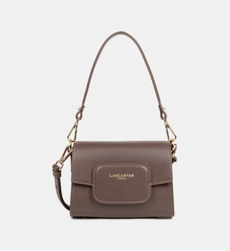 Mini sac trotteur Paris PAD en cuir - Lancaster - Marron