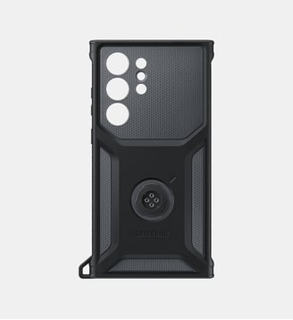 Coque S23 Ultra Renforcee support amovibl - Samsung - Noir