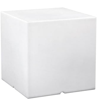 Cube lumineux Cube lumineux tabouret filaire pour exté - Lumisky - Blanc