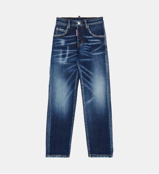 Jean regular bleu foncé dégradé - Stanislav - Dsquared2 - Denim bleu