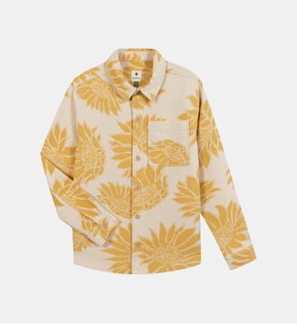 Sur chemise GASTINE - Faguo - Crème et jaune