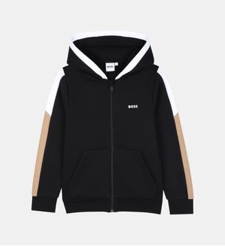 Cardigan à capuche - BOSS Kidswear - Black