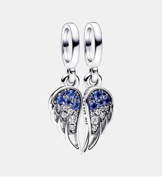 Charm Pendant Ailes d'Ange Séparables Scintillantes - Pandora - Argenté