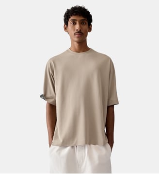 Le Tshirt Rond Carre Mc - Jacquemus - Beige