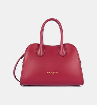 Mini sac à main Donna Hopper en cuir - Lancaster - Rouge carmin