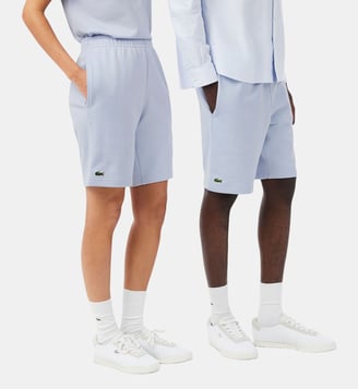Short regular fit molleton - Lacoste - Bleu clair