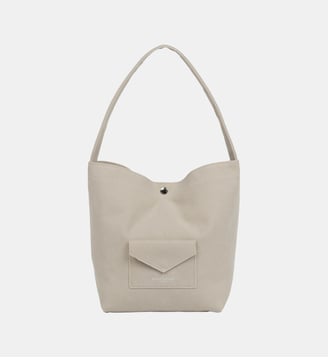 Mini sac seau Suédine KBA - Lancaster - Ivoire