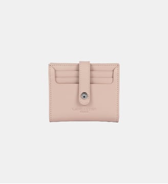 Porte-cartes Paris en cuir de vachette - Lancaster - Beige