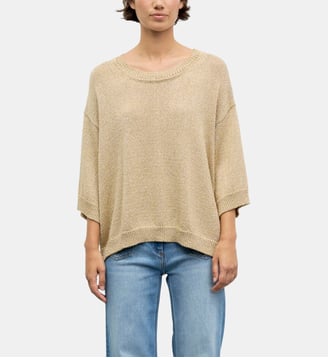 Pull ample en lurex - ROELLA - Gerard Darel - Or