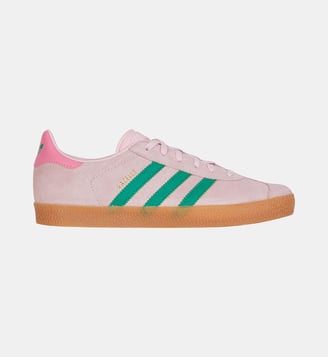Baskets basses Gazelle CF - Adidas Originals - Rose et vert