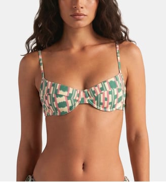 Top Bikini Balconette Alfabia - Robin Collection - Multicolore