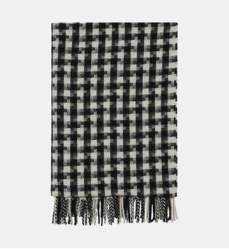 Écharpe mariana - Motif à carreaux - Caroll - Noir