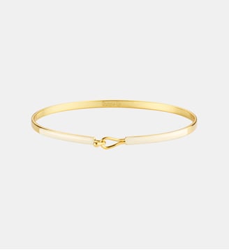 Bracelet fermoir en goutte - Bangle Up - Blanc