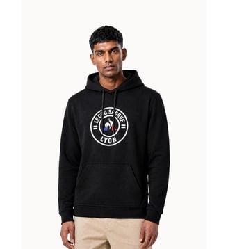 Sweat à capuche Unisexe City - Le Coq Sportif - Noir