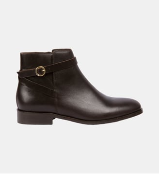 Bottines cavalières plates - Jules & Jenn - Marron