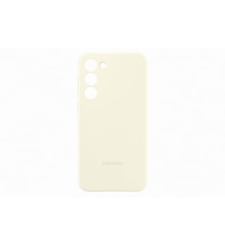 Coque S23+ Silicone Cotton - Samsung - Beige